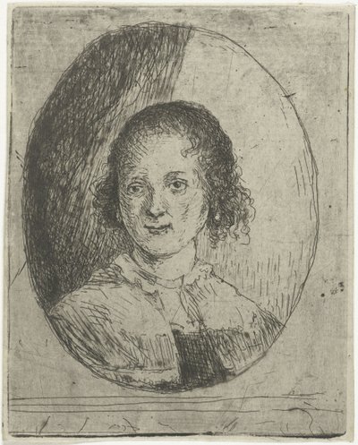 Portrait of Christina Chalon by Her Brother Jan Chalon by Jan Chalon